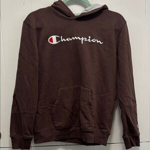 Champion Chocolate Brown Boys Hoodie